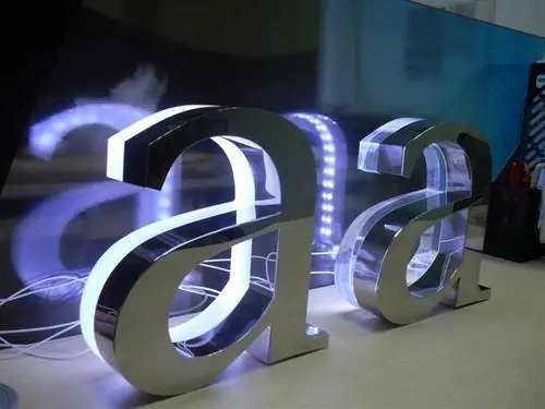 樹脂發光字、亞克力吸塑字與LED發光字的特點?