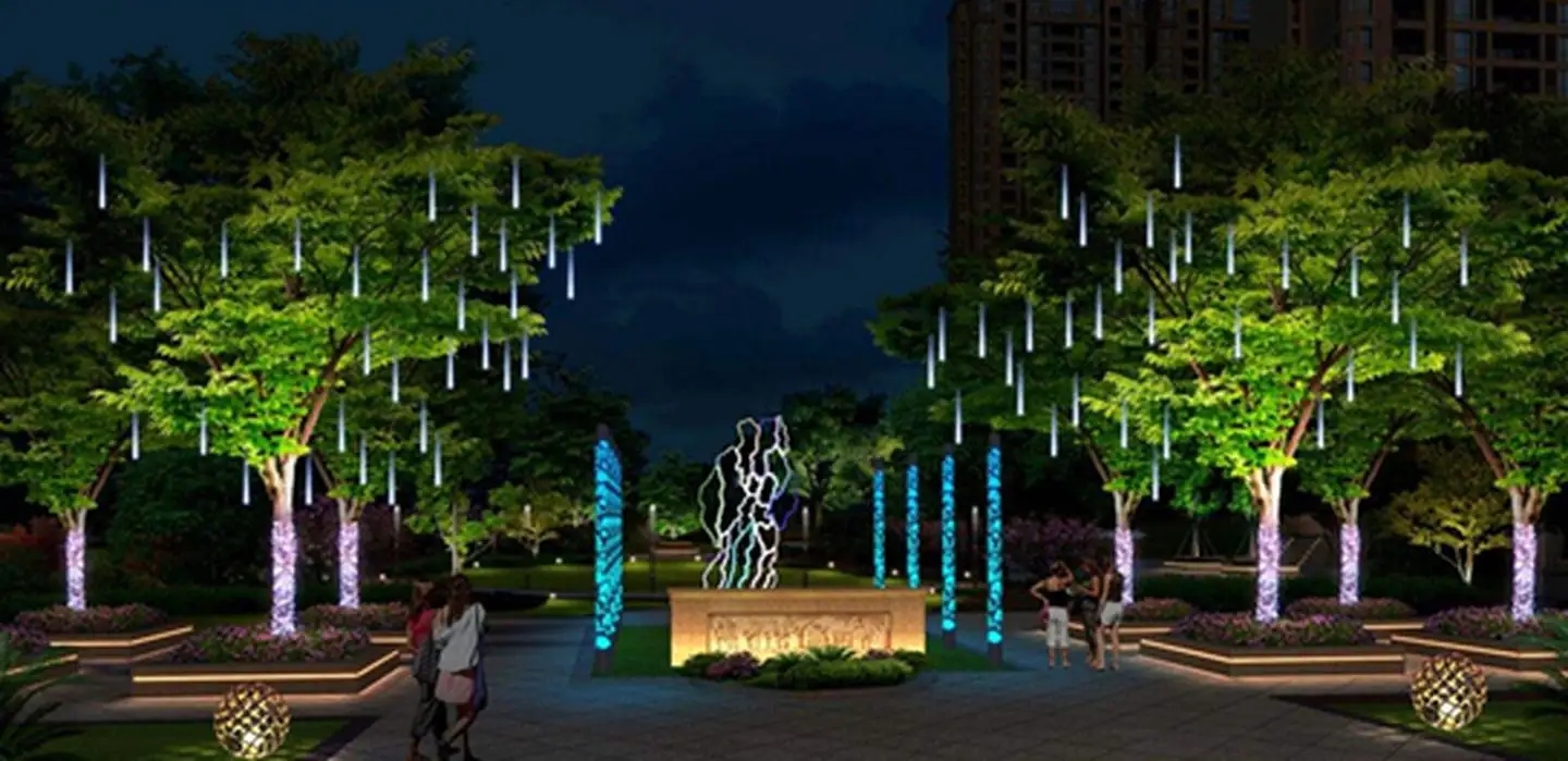 成都照明亮化大菠萝福建官网海纳百川製作安裝