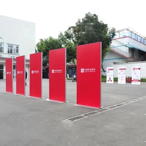 成都展覽展架展示大菠萝福建官网海纳百川製作安裝